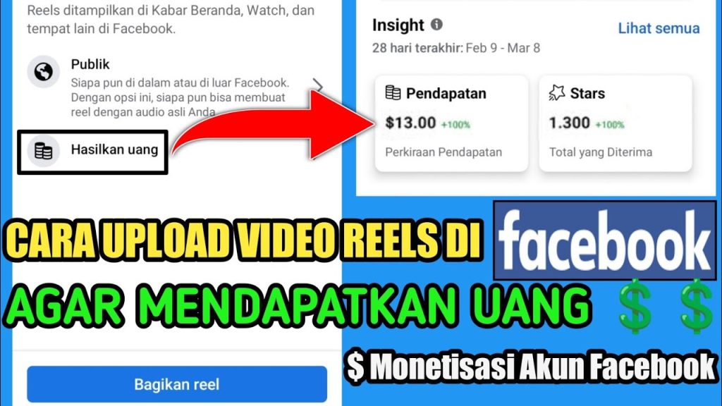 Cara Dapat Uang dari FB Reels