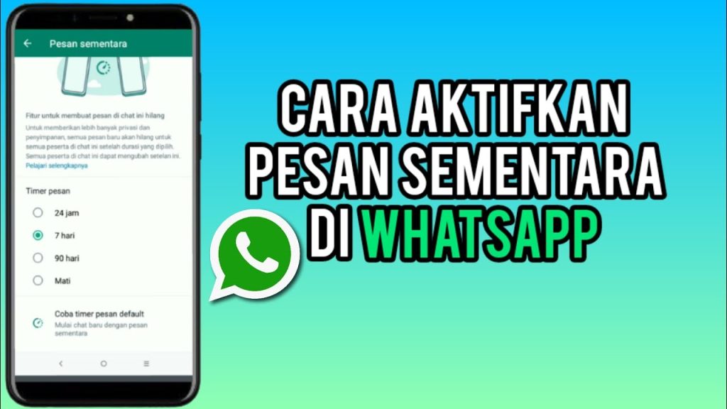Cara Mengaktifkan Pesan