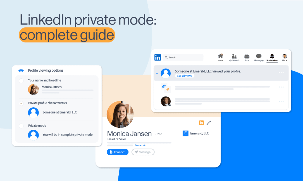 Cara Menggunakan Private Mode di Linkedin